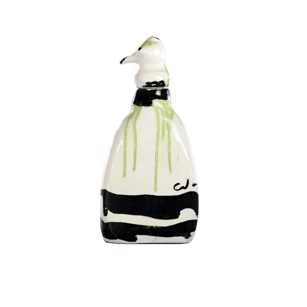 Jarrón III (Blanco/Verde)